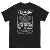 Thumbnail for T-shirt Aveyronnais noir - Cantalou Véritable Old No 15