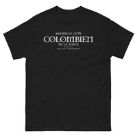 Thumbnail for T-shirt Colombie noir - Rejoins le côté colombien de la force