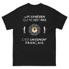 T-shirt Polynésien noir - espion français