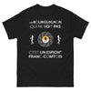 T-shirt Bourguignon espion-franc-comtois noir - humour et fierté locale
