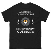 Thumbnail for T-shirt gaspésien noir - Origine québécoise