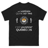 T-shirt gaspésien noir - Origine québécoise