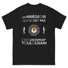 T-shirt Ariège noir - Ariégeois espion taquin