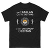 T-shirt Catalan/Ocitan noir - Un Catalan qui ne boit pas