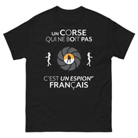Thumbnail for T-shirt Corse noir face - clin d'oeil espion