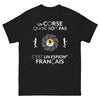 T-shirt Corse noir face - clin d'oeil espion