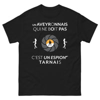Thumbnail for T-shirt Aveyronnais noir - Un Aveyronnais qui ne boit pas