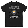 T-shirt Ardèche noir - ardéchois espion gardois