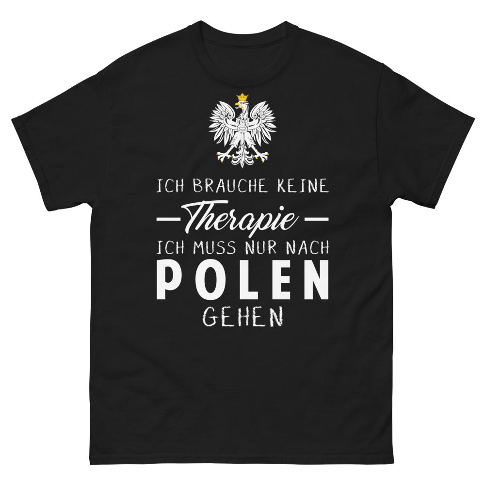 T-shirt Pologne noir - humour noir sur les origines