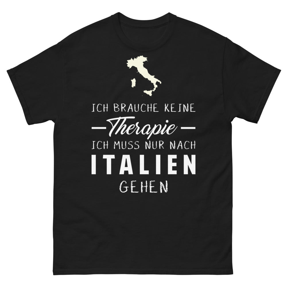 T-shirt Italie noir - humour et voyage