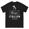 T-shirt Italie noir - humour et voyage