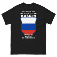 Thumbnail for T-shirt Russes noir - humour et fierté