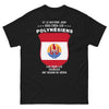 T-shirt Polynésiens noir - Le Huitième Jour, Dieu créa les Polynésiens