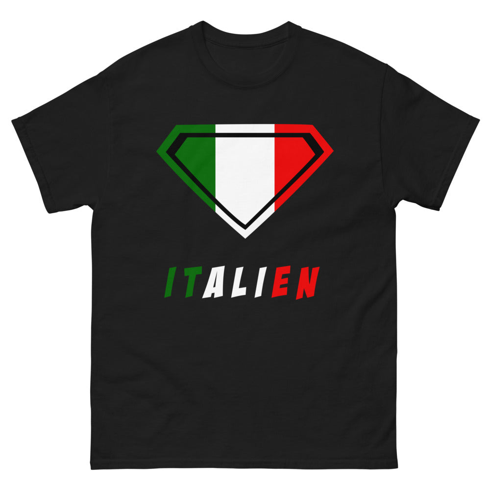 Italien Marineblau T-Shirt - Dunkles Design