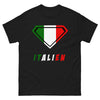 Italien Marineblau T-Shirt - Dunkles Design