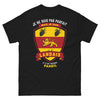 T-shirt Landes noir face - Je ne suis pas parfait mais je suis Landais