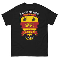 Thumbnail for T-shirt Landes noir - Je ne suis pas parfait, Landais