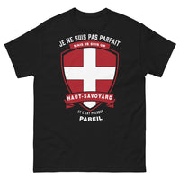 Thumbnail for T-shirt Haut-Savoyard noir - Je ne suis pas parfait