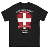T-shirt Haut-Savoyard noir - Je ne suis pas parfait