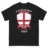 Thumbnail for T-shirt Anglais noir - Je ne suis pas parfait mais je suis un Anglais