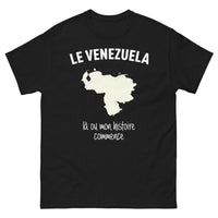 Thumbnail for T-shirt Venezuela noir - là où mon histoire commence