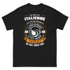 T-shirt Italiennes noir - facettes et espresso