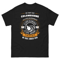 Thumbnail for T-shirt Colombienne noir - 3 faces de ma personnalité