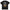 T-shirt Polonaise noir - silencieux, amusant et audacieux