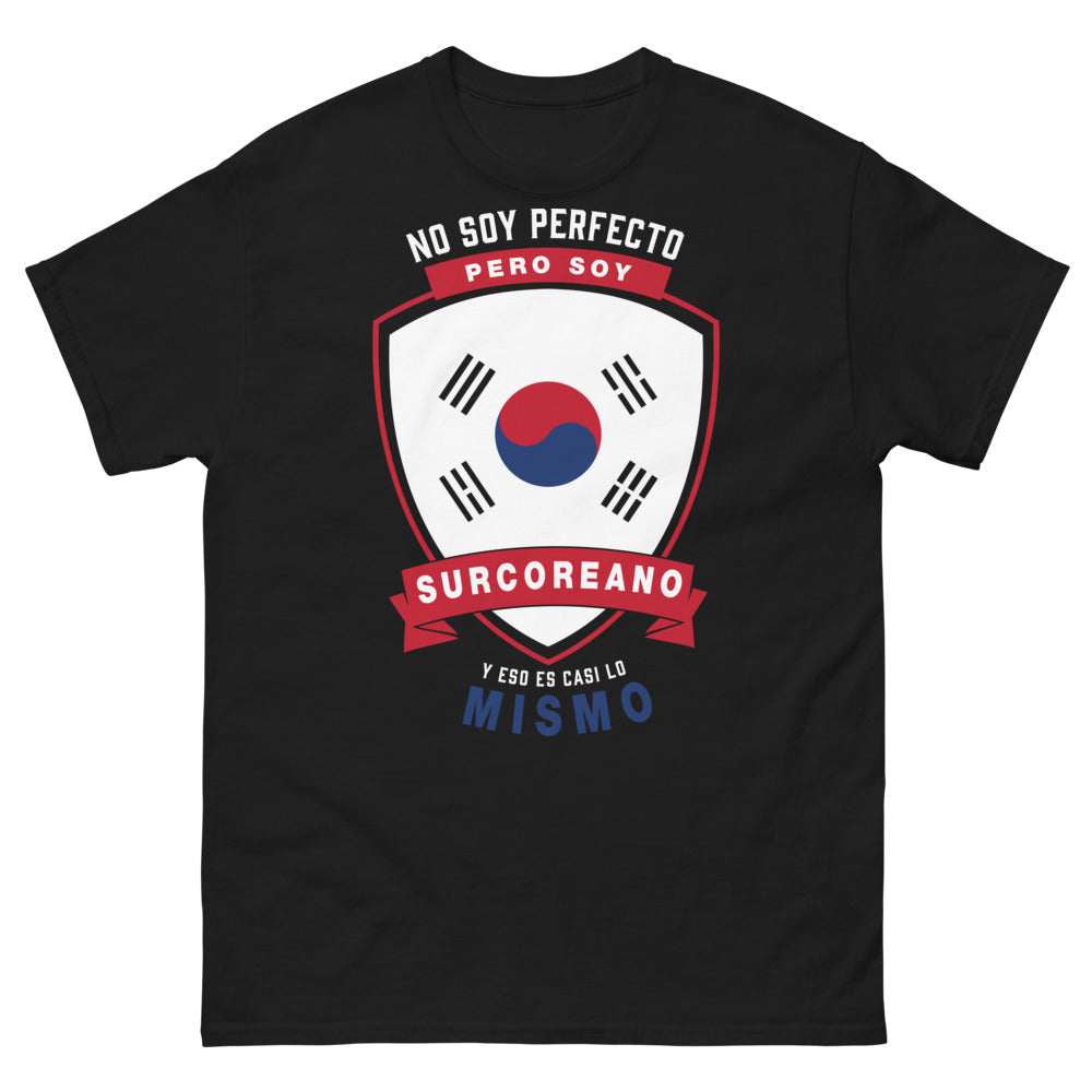 T-shirt Corée du Sud noir - Soy casi lo mismo