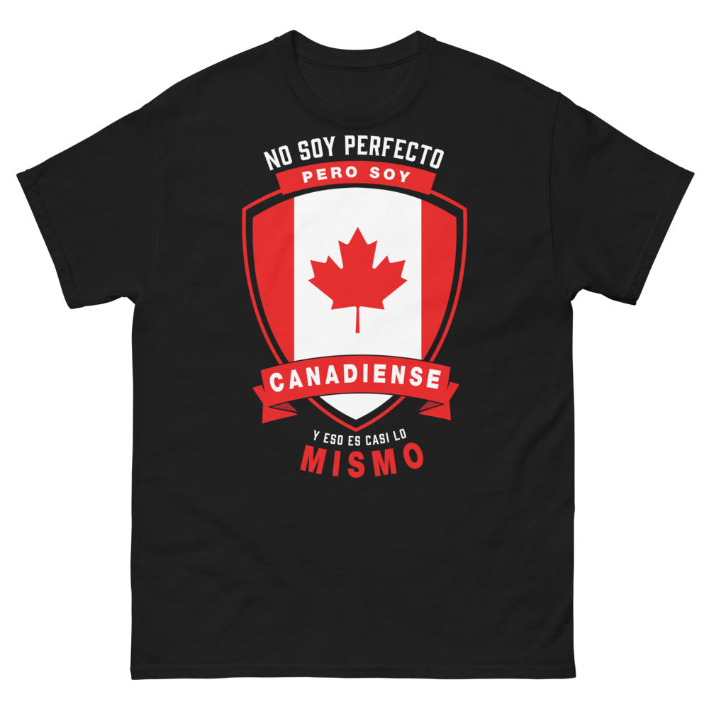 T-shirt Canada noir - humour et fierté