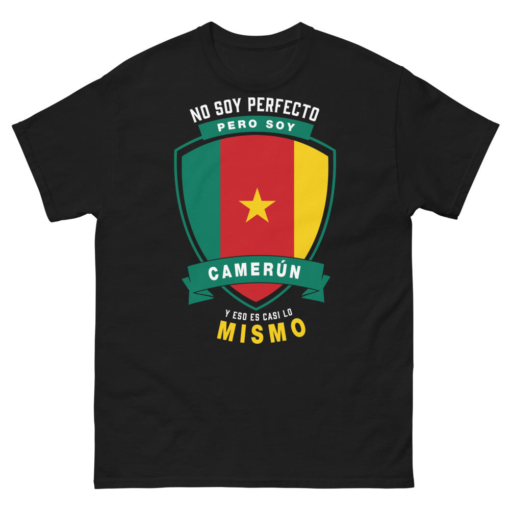 T-shirt Cameroun noir - humour et fierté