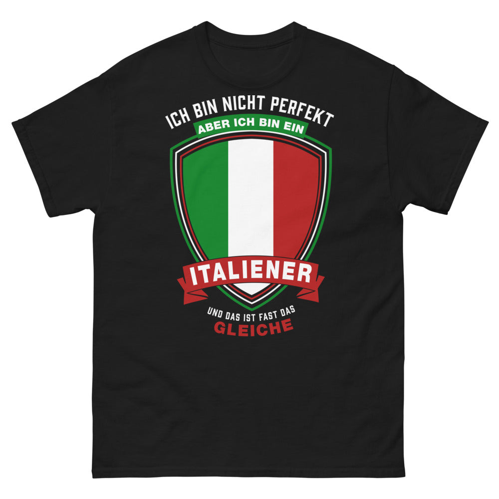 T-shirt Italiener noir - Ich bin nicht perfekt