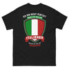 T-shirt Italiener noir - Ich bin nicht perfekt