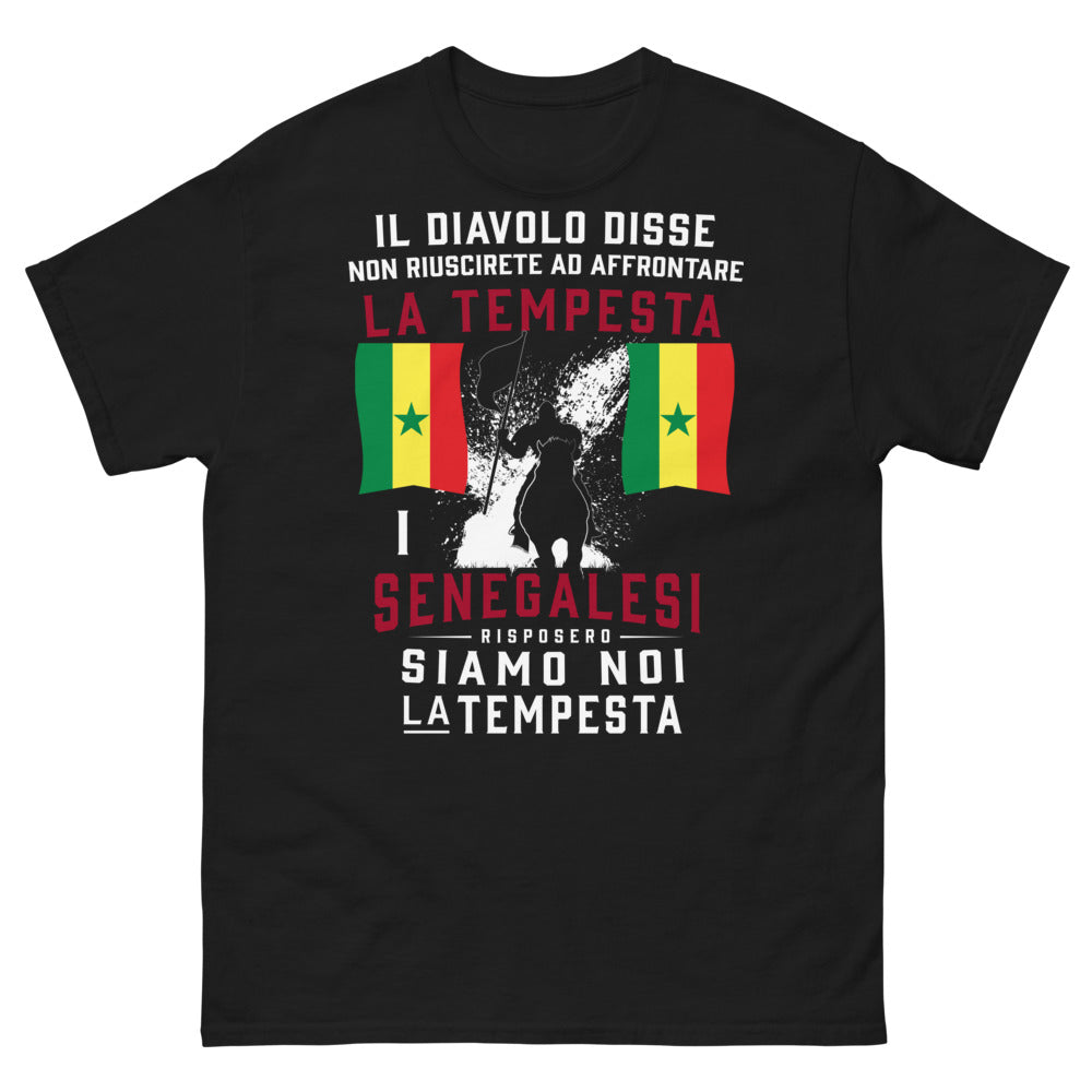 T-shirt Senegalesi noir - Siamo Noi la Tempesta