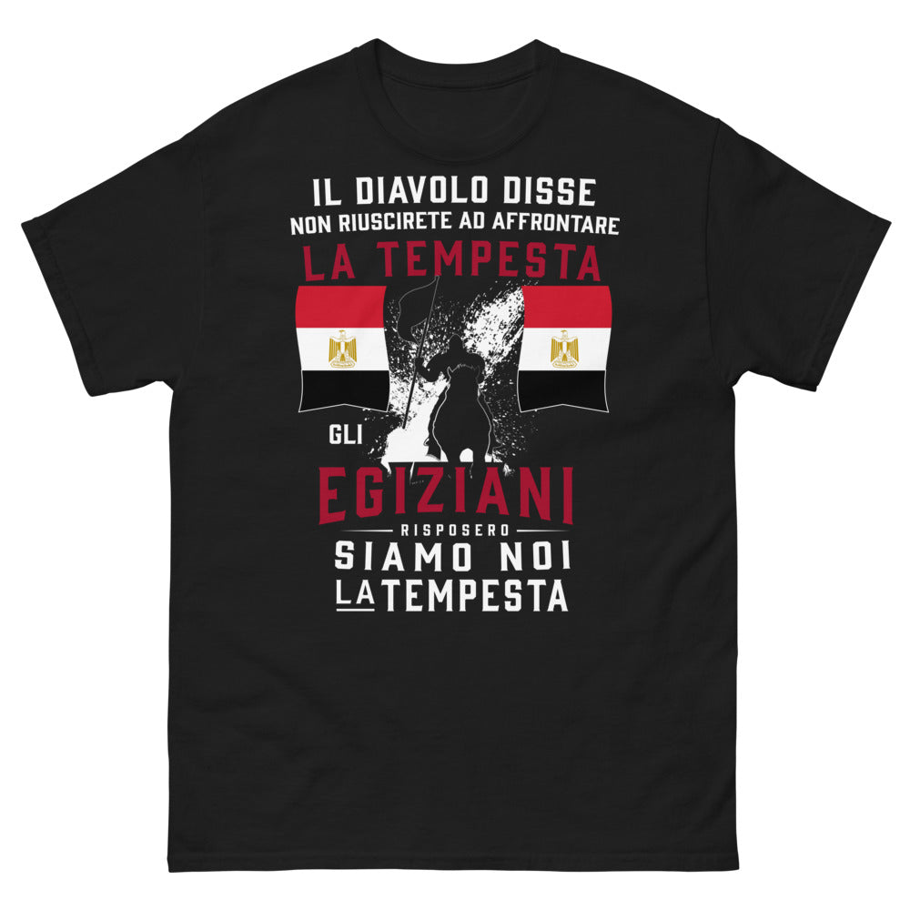 T-Shirt Tempesta Egiziana blu scuro - Il Diavolo Disse