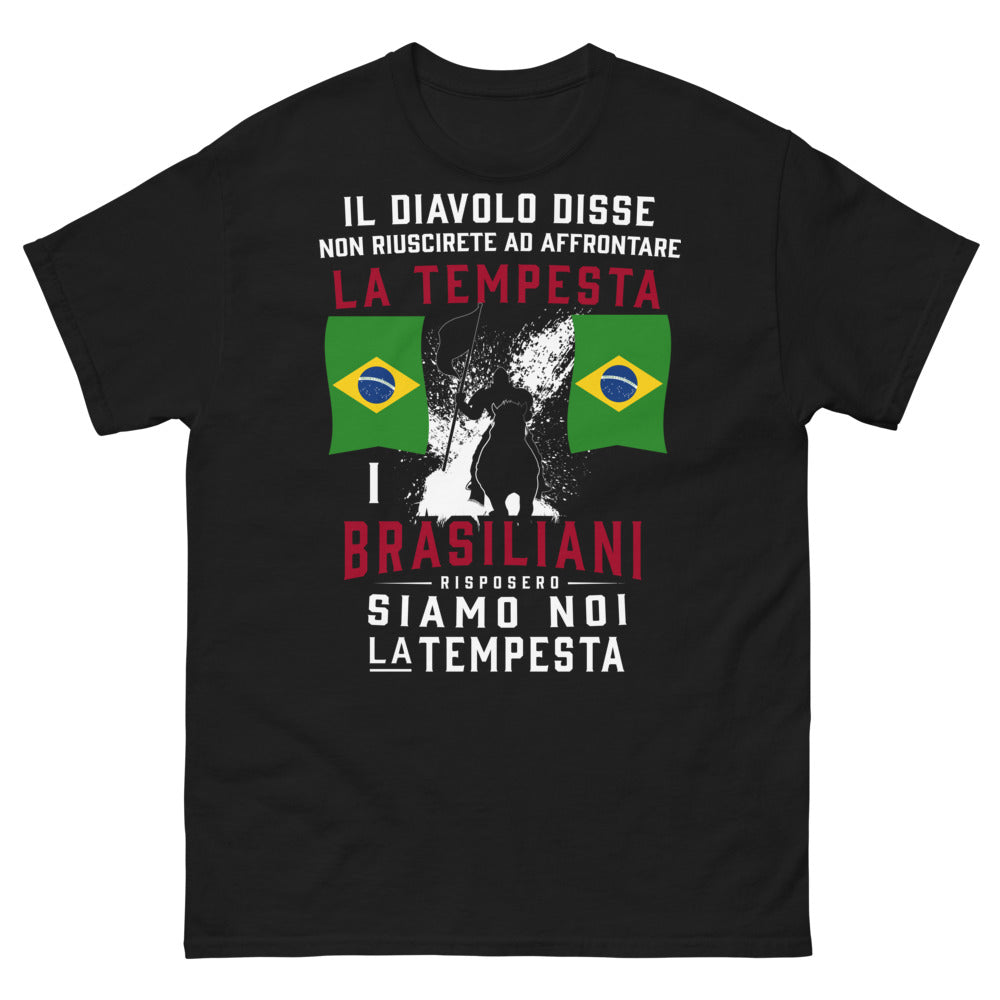 T-shirt Brésil marine - tempesta e mistero