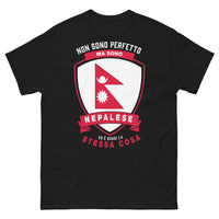 Thumbnail for T-shirt Nepalese marine - Non sono perfetto