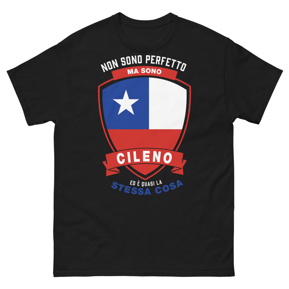 T-shirt Chilien bleu marine - Non sono perfetto