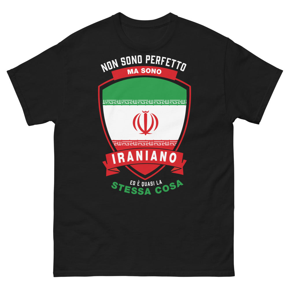 T-shirt Iran noir face - humour iranien