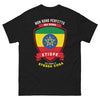 T-shirt Éthiopie noir - Non sono perfetto mais sono Etiope