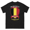 T-shirt Belge noir face - Non Sono Perfetto Ma Sono Belga