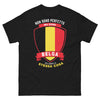 T-shirt Belge noir - humour et fierté des origines