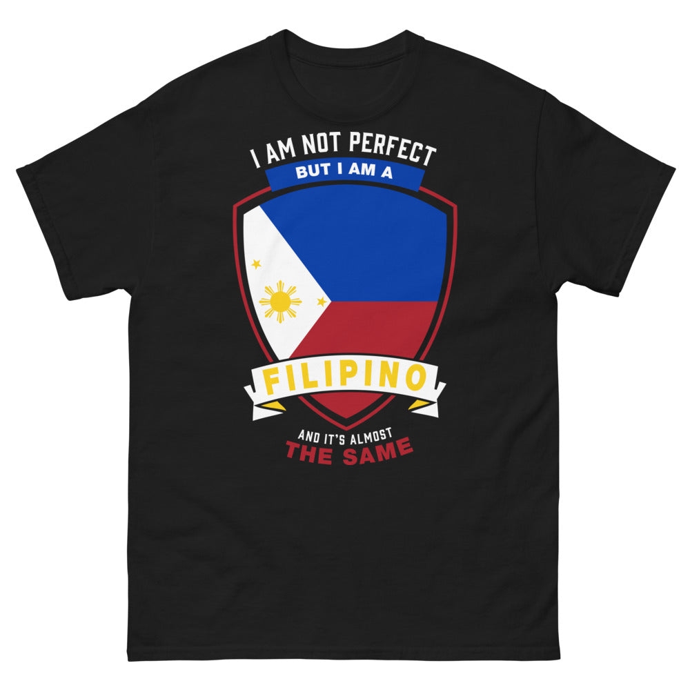 T-shirt Filipino Pride noir - I Am Not Perfect But I'm Filipino