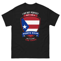 Thumbnail for T-shirt Puerto Rico noir - I'm Not Perfect But I'm Puerto Rican