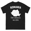 T-Shirt Romania Nero - Dove comincia la mia storia