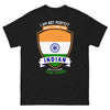 T-shirt indien noir - I Am Not Perfect, But I Am An Indian - Almost the Same