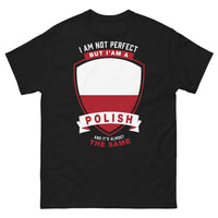 Thumbnail for T-shirt Pologne noir face - Not perfect, Polish pride