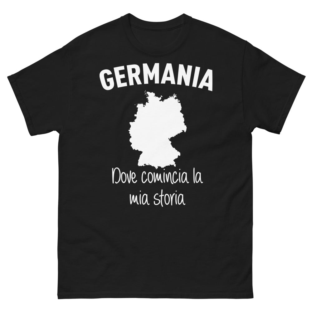T-shirt Germania marine face - Dove Comincia la Mia Storia