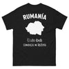 T-shirt Roumanie noir - Rumania, el lugar donde comienza mi historia