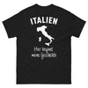 T-shirt Italien noir - Hier beginnt meine Geschichte